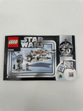 LEGO Instruction Manual for Star Wars Snowspeeder Set 75259 BOOKLET ONLY